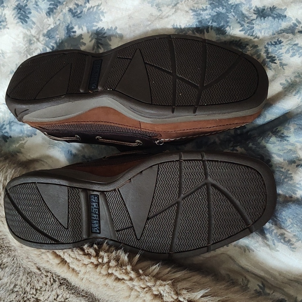Sperry Men's Brown Boat Shoes - Picture 4 of 5